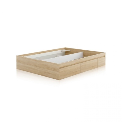 Cama de casal com Gavetões de Arrumação - Disponível em 2 cores