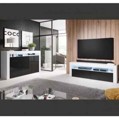 Móvel Tv Lay com luz LED - Disponível em 5 cores