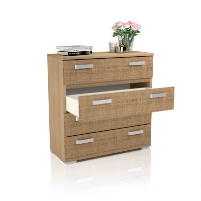 Cómoda de 4 Gavetas - Disponível em 4 cores