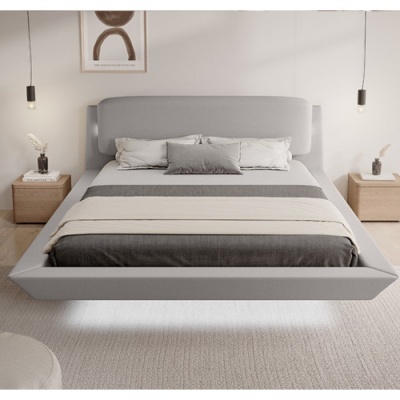 Cama de Casal Flutua com estrado incluído - Disponível em 3 medidas e 2 cores