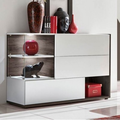 Aparador Solon com Luz de presença LED - Disponível em 3 cores