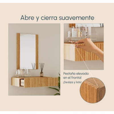 Toucador com Espelho - Disponível em 3 cores