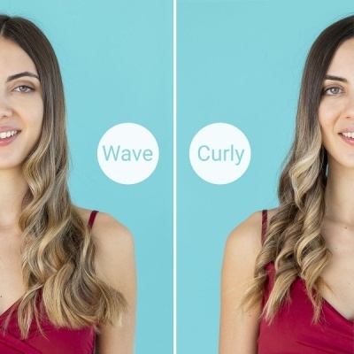 Ferro de Ondulação Espiral de Cerâmica