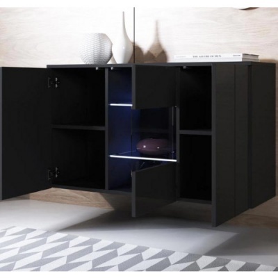 Aparador de Parede Lei com luz LED - Disponível em 5 cores