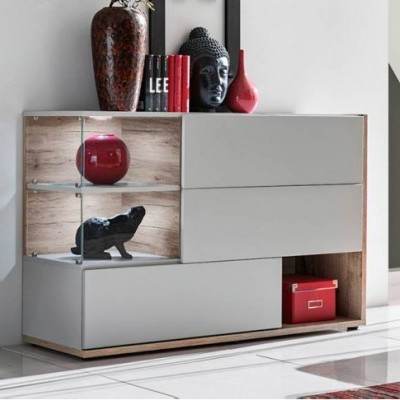 Aparador Solon com Luz de presença LED - Disponível em 3 cores