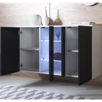 Aparador de Parede Koi com luz LED - Disponível em 5 cores