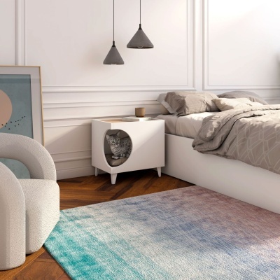 Mesa de Cabeceira Pet - Disponível em 2 cores