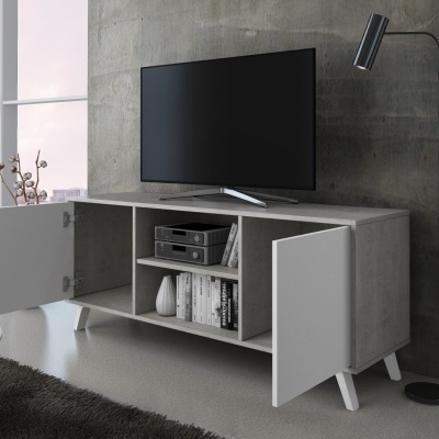 Móvel Tv Estilo Nórdico 140cm - Disponível em 2 cores