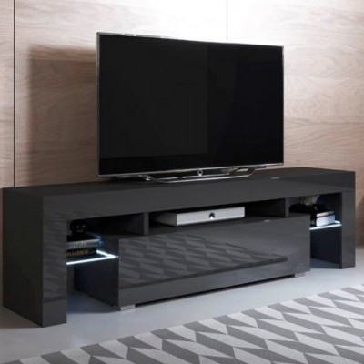 Móvel de Tv Ur com luz led 2 Gavetas - Disponível em 2 cores