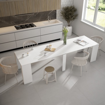 Consola e Mesa de refeição extensível até 300cm - Disponível em 4 cores