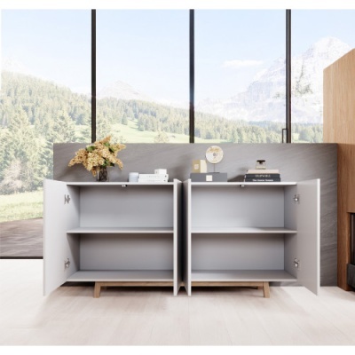 Aparador 4 Portas Estilo Nórdico