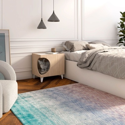 Mesa de Cabeceira Pet - Disponível em 2 cores