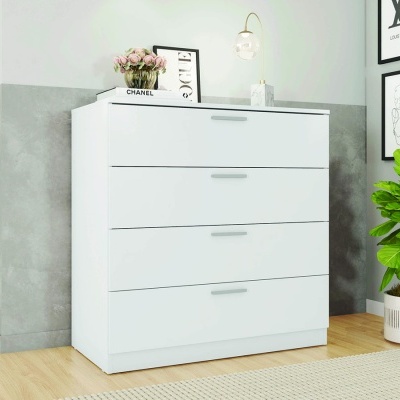 Cómoda de 4 Gavetas - Disponível em 2 cores