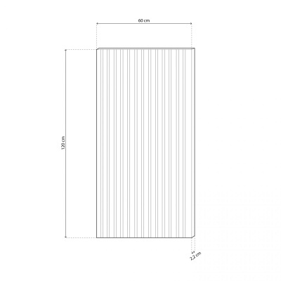Pack 2 Painel Ripado Decorativo - Disponível em 3 cores