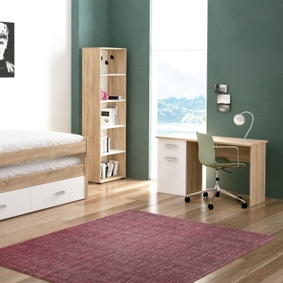 Secretária com Gaveta e Porta de Arrumação - Disponível em 4 cores