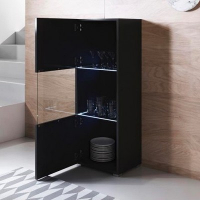 Vitrine Kol V3 com luz de presença LED - Disponível em 5 cores