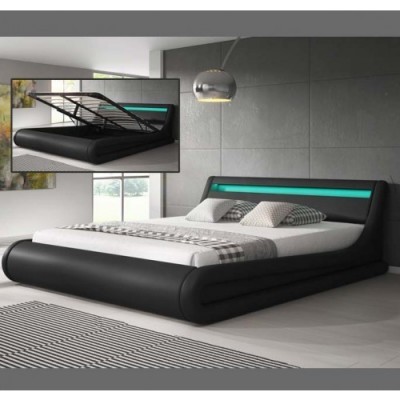 Cama de Casal 150x190cm com Estrado elevatório - Disponível em 3 cores