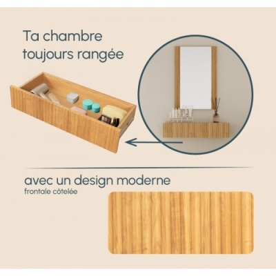 Toucador com Espelho - Disponível em 3 cores