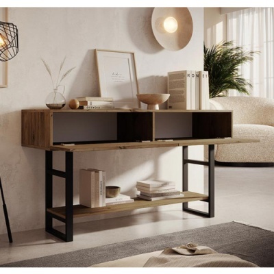 Consola com Prateleira e Gaveta de Arrumação