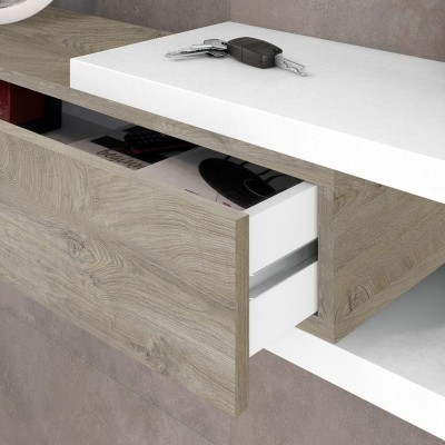 Móvel de Entrada com Gaveta e Espelho incluído - Disponível em 2 cores