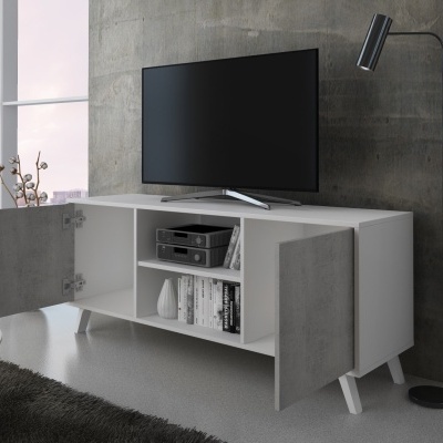 Móvel Tv Estilo Nórdico 140cm - Disponível em 2 cores