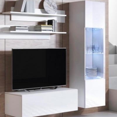 Conjunto de Móveis de Sala Koi3 com luz LED - Disponível em 5 cores