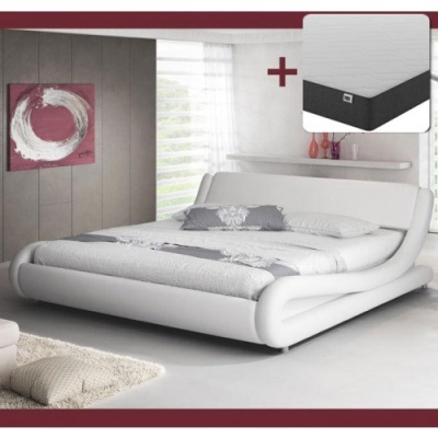 Cama de Casal Picci + Colchão 200x180cm - Disponível em 2 cores