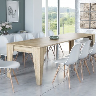 Consola Mesa Extensível até 300cm - Disponível em 2 cores