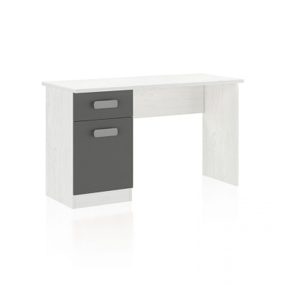 Secretária com Gaveta e Porta de Arrumação - Disponível em 4 cores