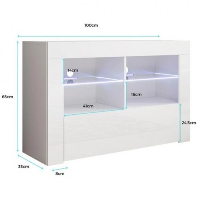 Móvel Tv com luz de presença LED