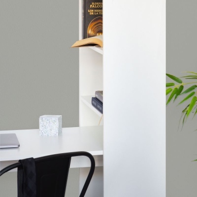 Secretária com Estante de Prateleiras