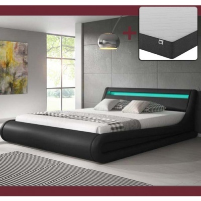 Cama de Casal 160X200cm com Estrado elevatório + Colchão