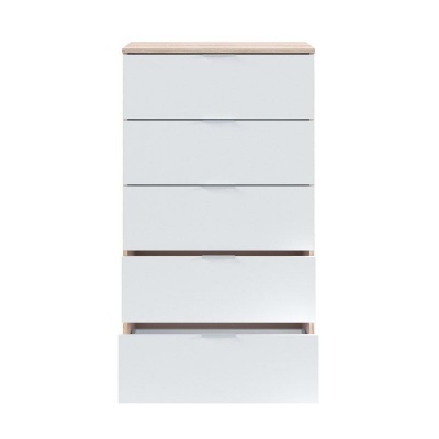 Cómoda de 5 Gavetas - Disponível em 3 cores