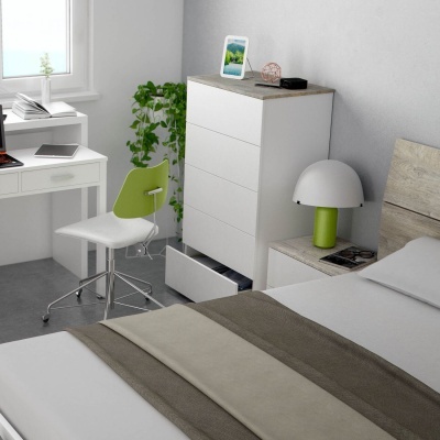 Cómoda de 5 Gavetas