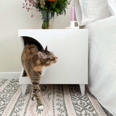 Mesa de Cabeceira Pet - Disponível em 2 cores