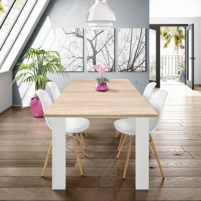 Mesa de Refeições extensível 140cm-190cm