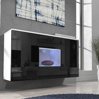 Aparador de Parede Lei com luz LED - Disponível em 5 cores