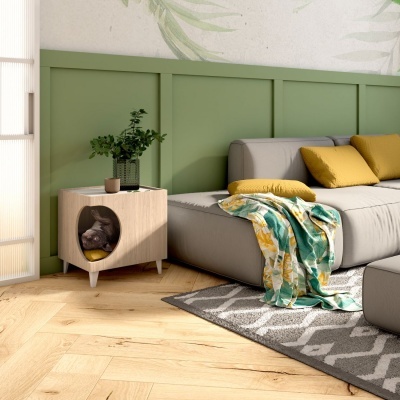 Mesa de Cabeceira Pet - Disponível em 2 cores