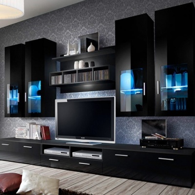 Móveis de Sala Crade com Luz de presença LED - Disponíveis em 3 cores