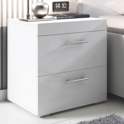 Mesinha de Cabeceira 2 Gavetas - disponível em 2 cores