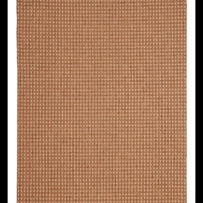 Tapete castanho com padrão de linhas brancas entrelaçadas