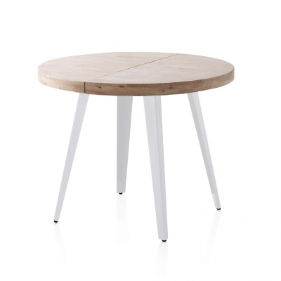 Mesa de refeições Redonda Extensível - Disponível em 3 cores