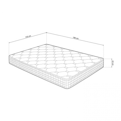Colchão de Solteiro ou Casal ME - Disponível em 3 medidas