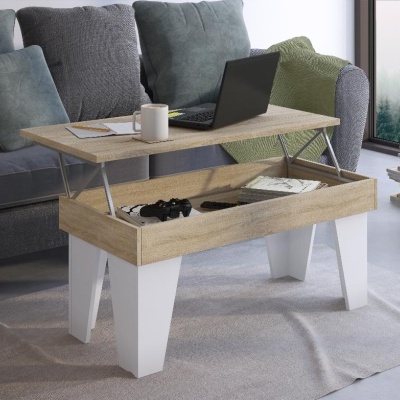 Mesa de Centro Elevatória - Disponível em 3 cores