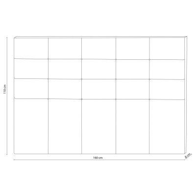 Cabeceira de Cama em polipele - Disponível em 3 cores e 2 medidas
