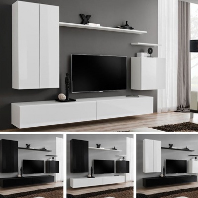 Conjunto de Móveis de Sala Minimalista - Disponíveis em 5 cores
