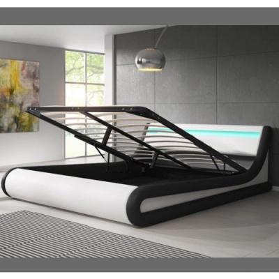 Cama de Casal com Estrado elevatório - Disponível em 3 cores