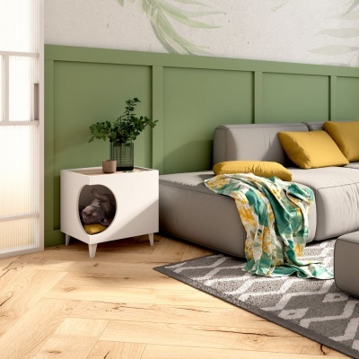 Mesa de Cabeceira Pet - Disponível em 2 cores