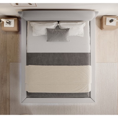 Cama de Casal Flutua com estrado incluído - Disponível em 3 medidas e 2 cores