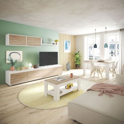 Consola e Mesa de refeição extensível 190cm - Disponível em 3 cores